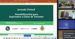 Jornada virtual destacó importancia del Guía de Turismo como anfitrión del país